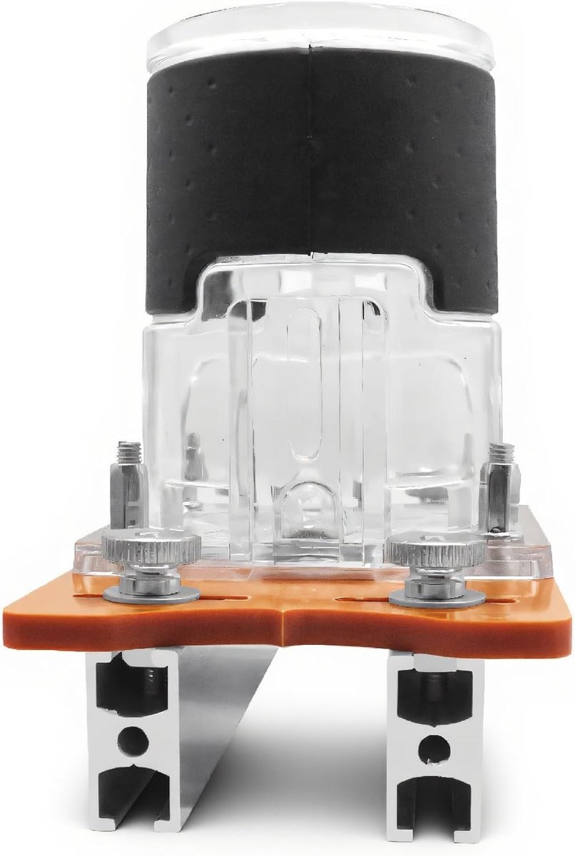 Houttrimmer Router Basis - Aluminium - 65 mm - Compacte Multifunctionele Houtsnijder - Voor Timmerwerkzaamheden