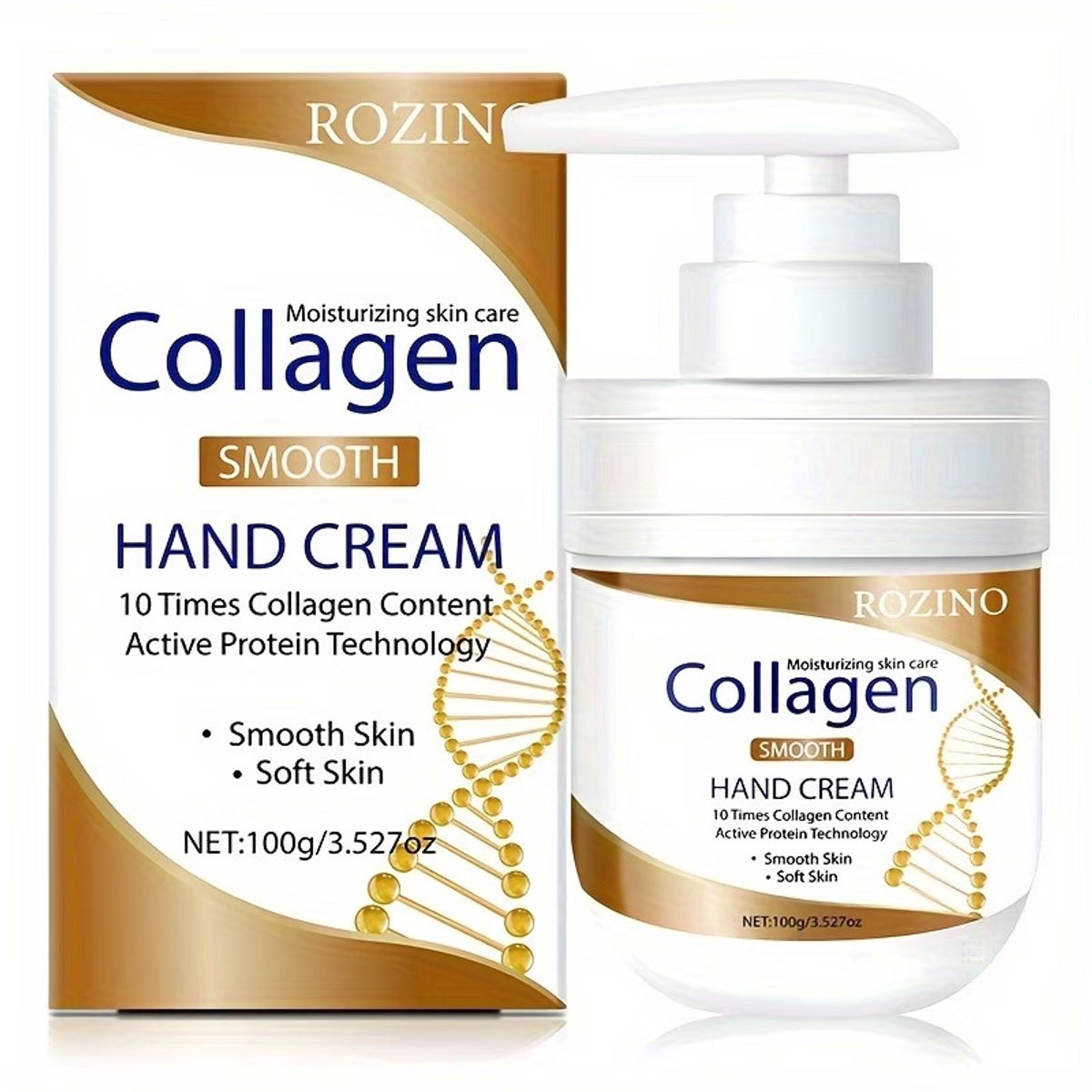Collageen Handcrème 100 g – Hydraterende Handcrème voor Zachte en Verzorgde Handen