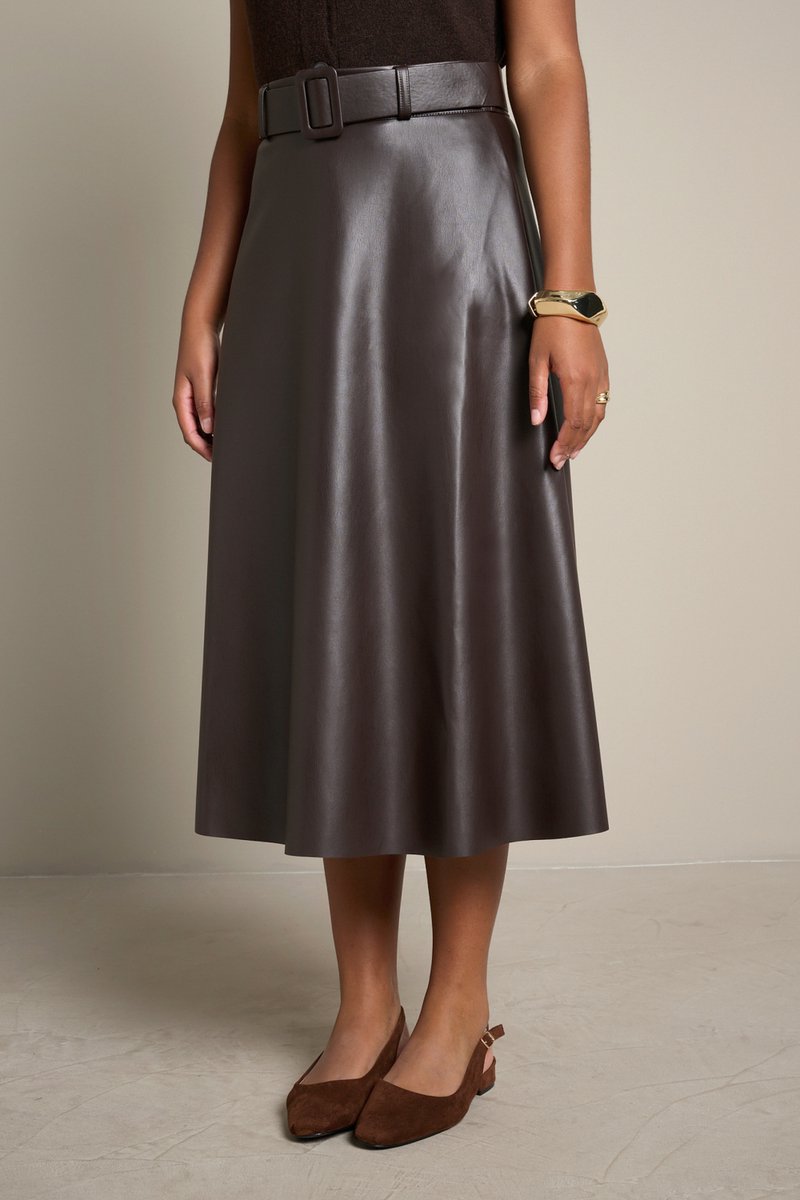 LolaLiza Rok J Silly 07101579 Brown Dark Choco Dames Maat - W38