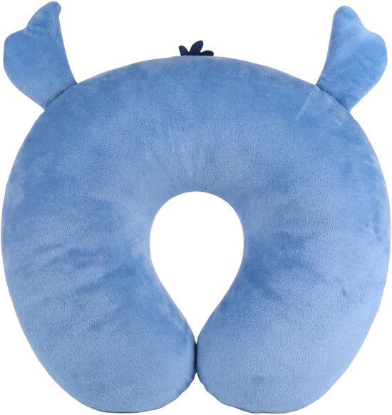 DISNEY Stitch Blauw reiskussen, nekkussen voor het vliegtuig, hoofdsteun voor de auto — afbeelding 3