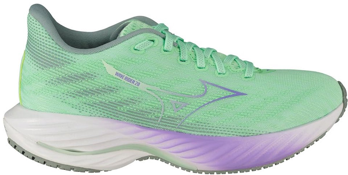 Mizuno Wave Rider 28 Hardloopschoenen Groen EU 38 1/2 Vrouw