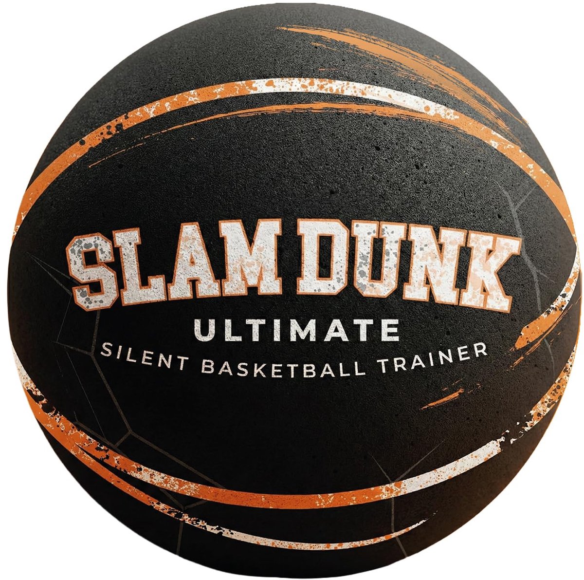 AirSlam® Silent Foam Basketball Black 24 cm Indoor - ShopVlot