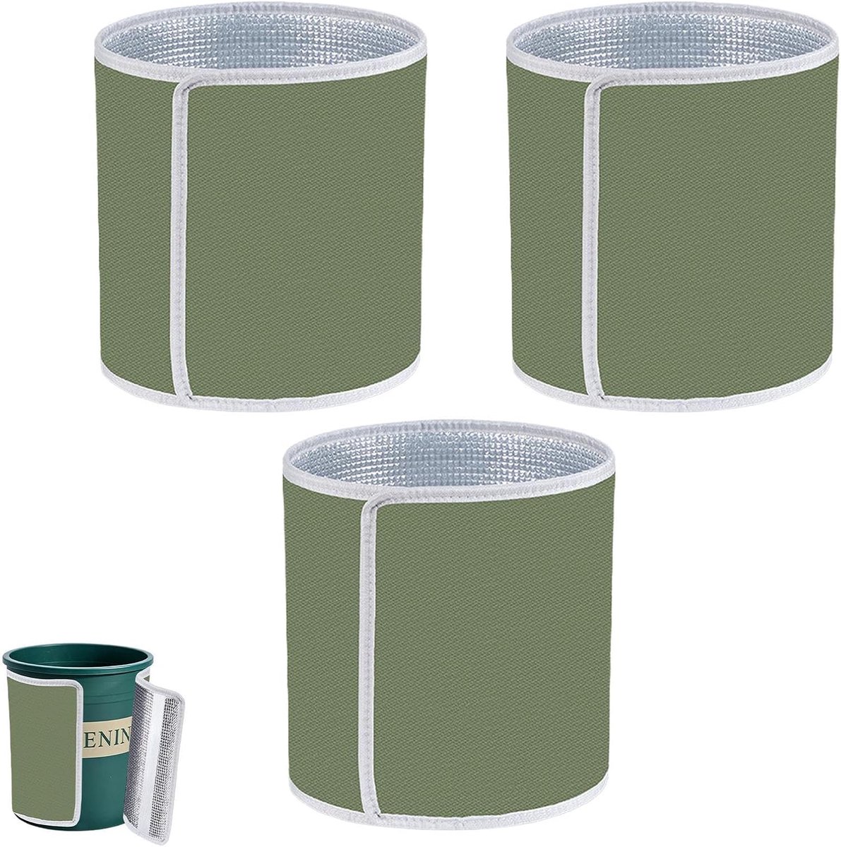 Plant Pot Covers voor de winter, herbruikbare sneeuwbestendige Easy-Install