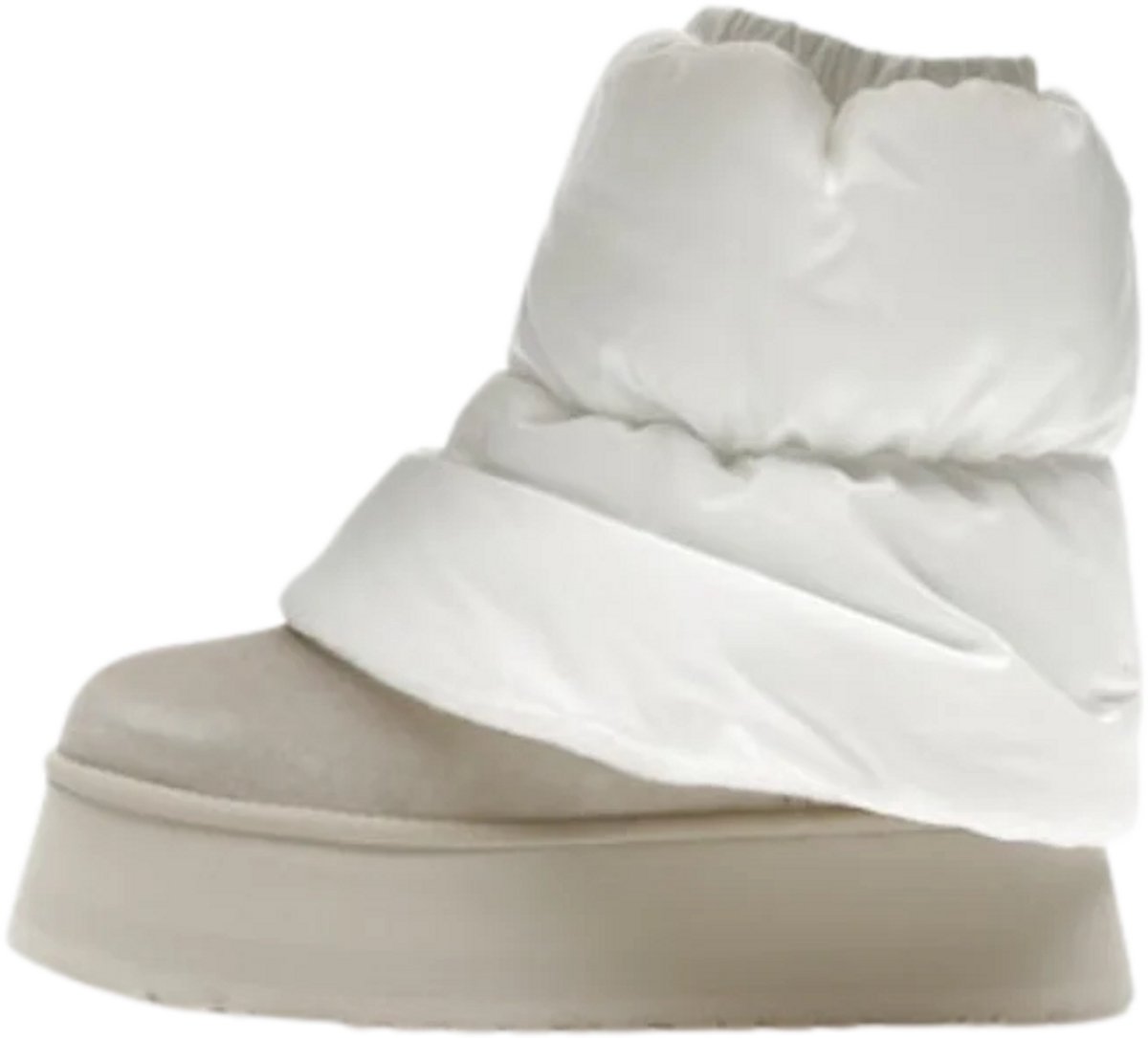 UGG Classic Mini Dipper Puffer Boot White Ceramic (Women's)