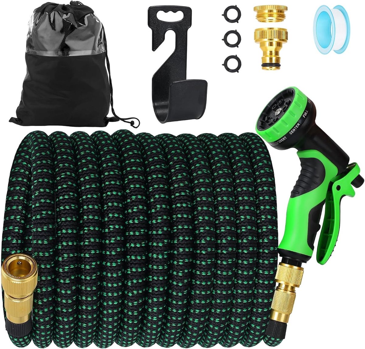 Flexibele Tuinslang - 75FT - Tuinslang met 360 Graden Draaiende Sprinkler - Voor Tuin en Balkon