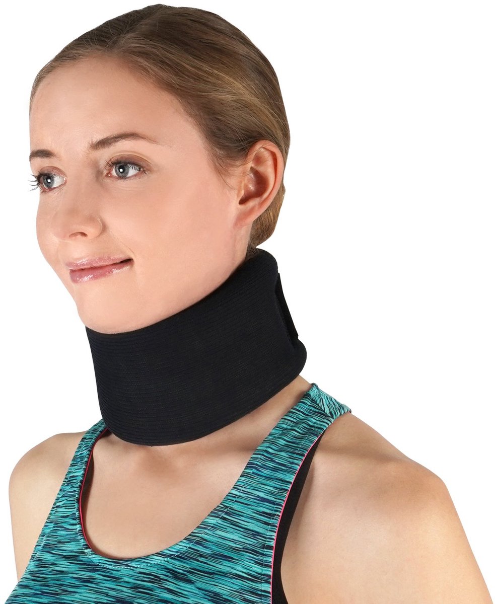 Soles Neck Brace Recovery Cervical Collar - Adjustable, High-Density Foam - Soft, Cotton Fabric - Hypoallergenic - ShopVlot