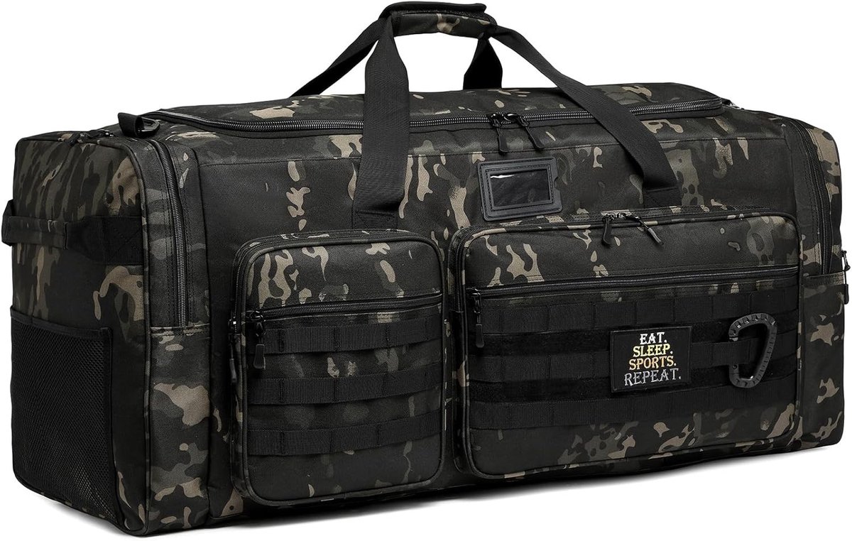 Grote Reistas voor Mannen en Vrouwen, 130 Liter, Vouwbare Sporttas met Schoencompartiment, Ideaal voor Gym, Weekendtrips en Handbagage