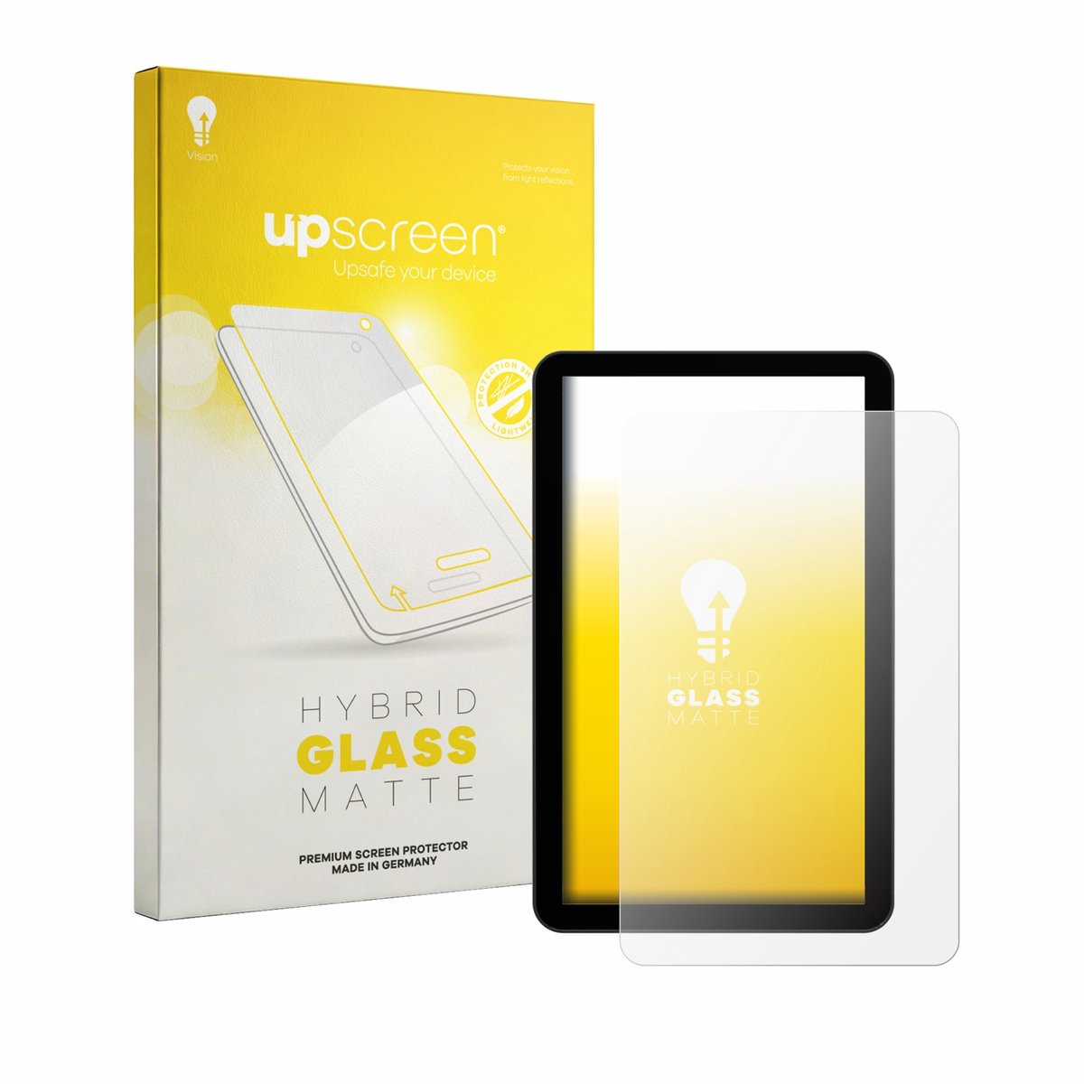 upscreen - Screenprotector voor Zebra KC50 15" - Folie Beschermfolie Beschermglas matte