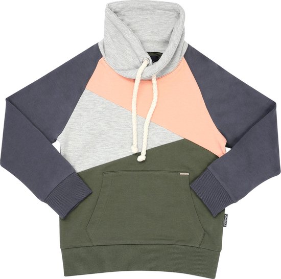 Vinrose Hoodie Levin - Colorblock - Trui - Sweater - Multicolor - Jongens