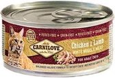 Carnilove kat 6-pack  (6x100 gram) Kip & Lam