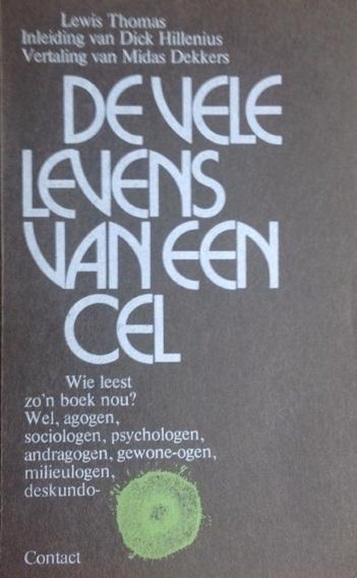 Omslag van Vele levens van een cel