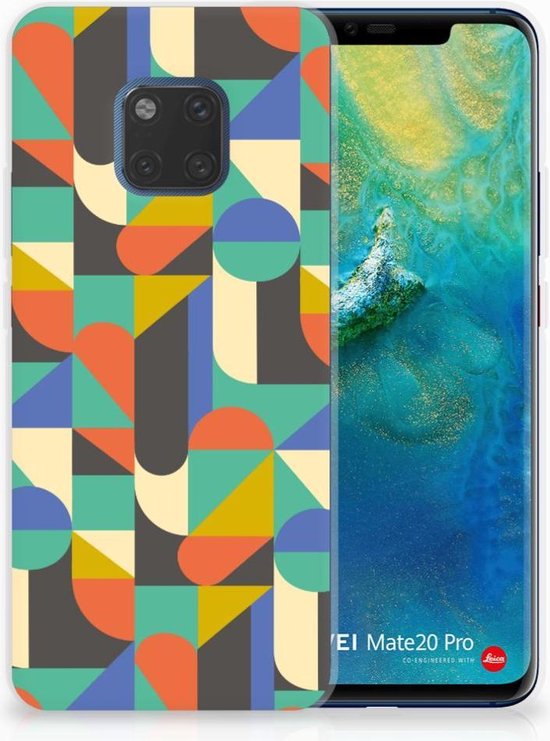 Bumper Housse Etui pour Huawei Mate 20 Pro Coque Funky Retro