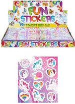 10 velletjes unicorn stickers