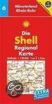 Shell Regionalkarte Deutschland 06. Münsterland, Rhein-Ruhr 1 : 150 000