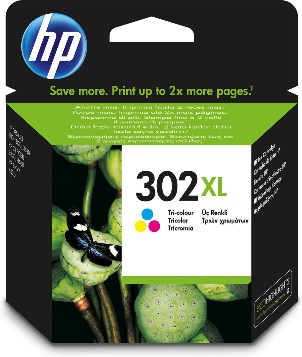 HP 302XL - Inktcartridge / Kleur / Hoge Capaciteit - HP