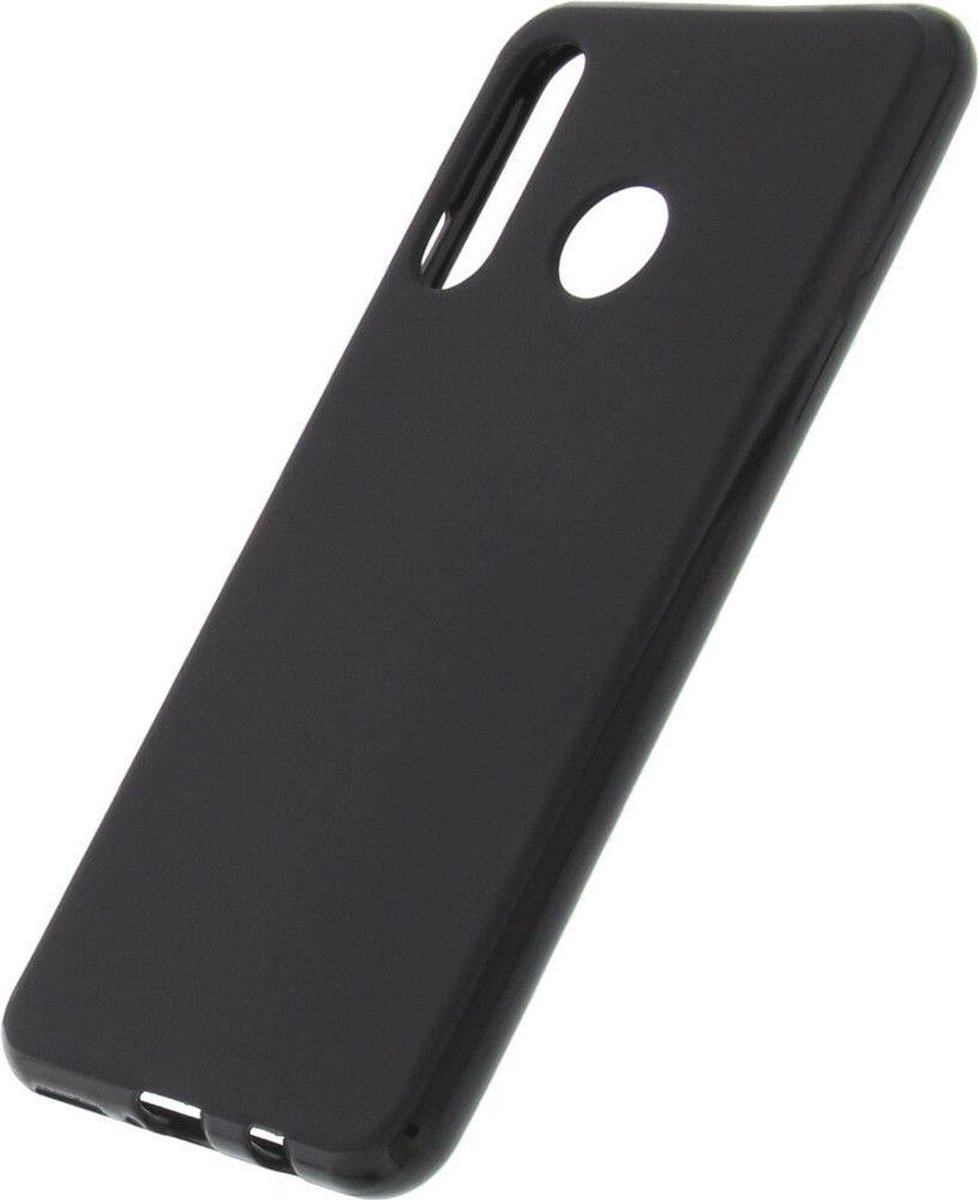 Pearlycase Zwart TPU Siliconen case hoesje Geschikt voor Huawei P30 Lite