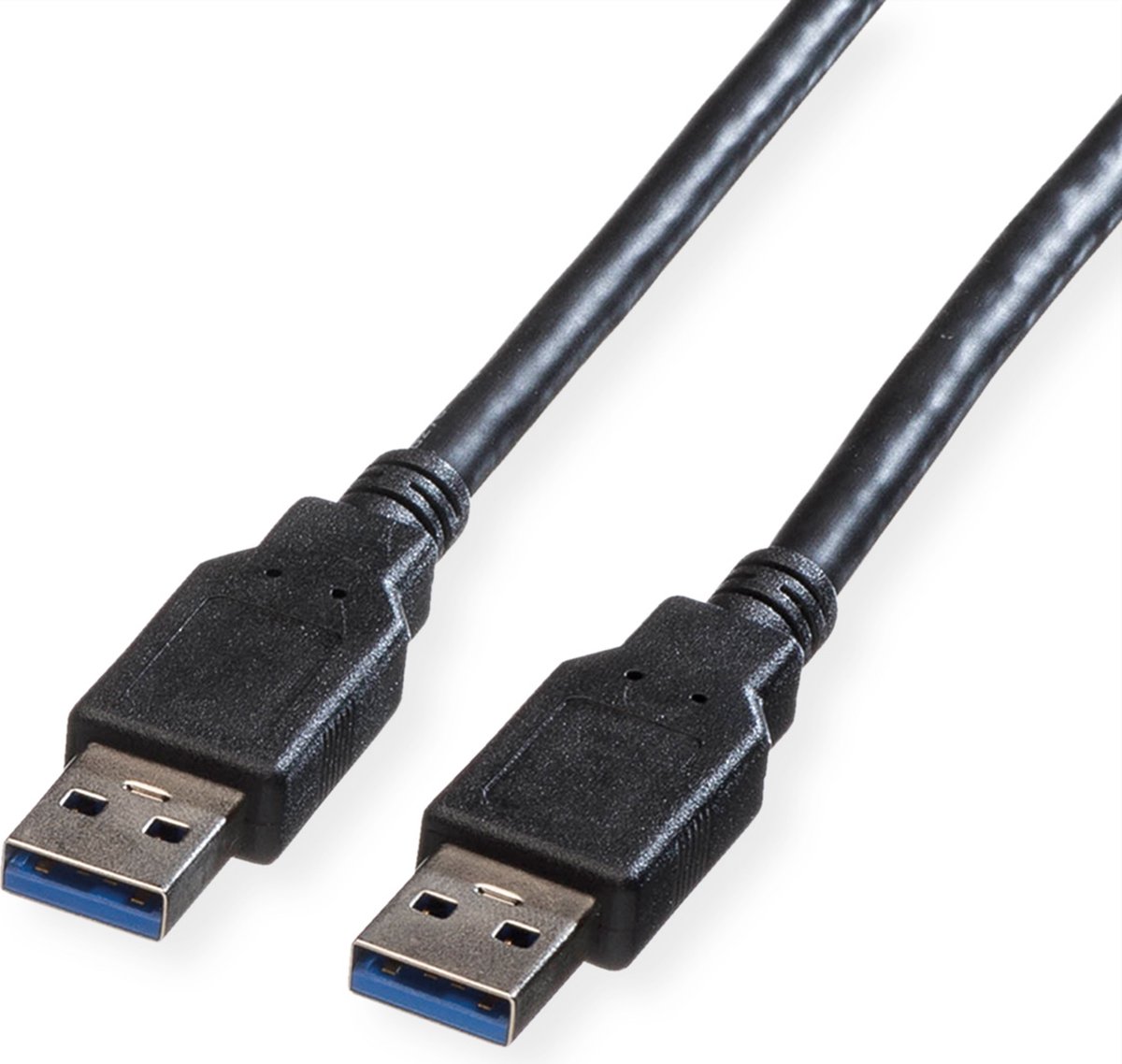 ROLINE USB 3.2 Gen 1 kabel, type A-A, zwart, 3 m