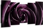 Peinture sur toile Rose | Violet, noir | 150x80cm 5Liège