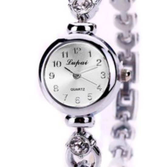 Hidzo Horloge LVPAI Quartz Ø 25 mm - Zilverkleurig - Staal