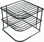 3BMT - Support d'armoire d'angle - Support d'assiettes à 3 niveaux - organisateur de vaisselle - cuivre