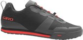 GIRO Tracker Fastlace MTB-schoenen - Black / Red - Heren - EU 44