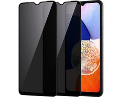Screenprotector Geschikt voor Samsung Galaxy A14 5G privacy Screenprotector 2 pack- Privacy beschermglas screen protector Screenprotector Geschikt voor Samsung Galaxy A14 - Anti Spy - Ntech