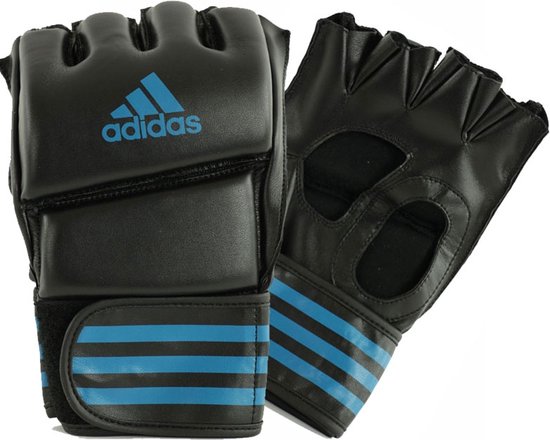 Gants d'entraînement Adidas Grappling Noir / Bleu-XL