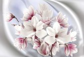 Papier peint photo Fleurs de magnolia | XXXL - 416 cm x 254 cm | Polaire 130g / m2