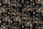 Fotobehang Wood Planks Texture | XL - 208cm x 146cm | 130g/m2 Vlies