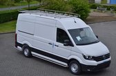 Imperiaal VW Crafter | RVS | VW Crafter 2017+ | MAN TGE 2017+ | L3H2 (Achterdeuren) Dakmontage