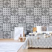 Fotobehang Vintage Tile Pattern | VEA - 206cm x 275cm | 130gr/m2 Vlies