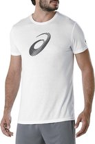 Asics GPX SS Top Tee 155241-0014, Mannen, Wit, T-shirt maat: S