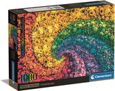 Clementoni Bloemen Legpuzzel - Colorboom Collection - Puzzel 1000 stukjes - 70x50 cm - Voor Volwassenen en Kinderen vanaf 14 jaar