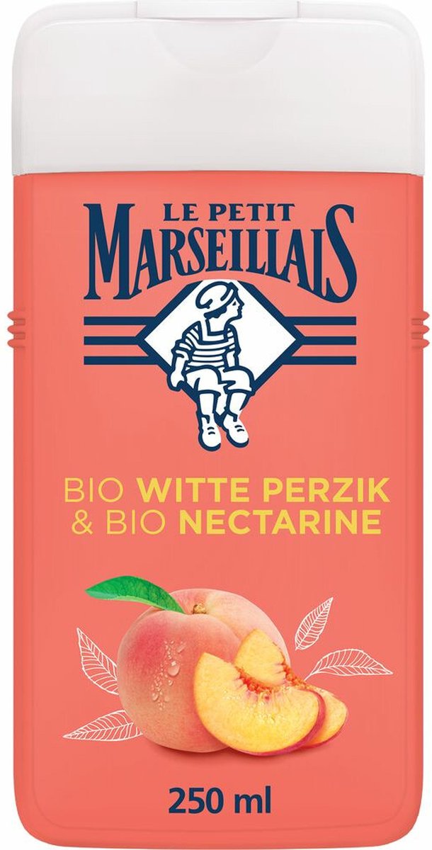 Goedkoopste 12x Le Petit Marseillais Douchegel Bio White Peach & Bio Nectarine 250 ml