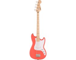 Squier Sonic Bronco Bass MN Tahitian Coral - Elektrische basgitaar