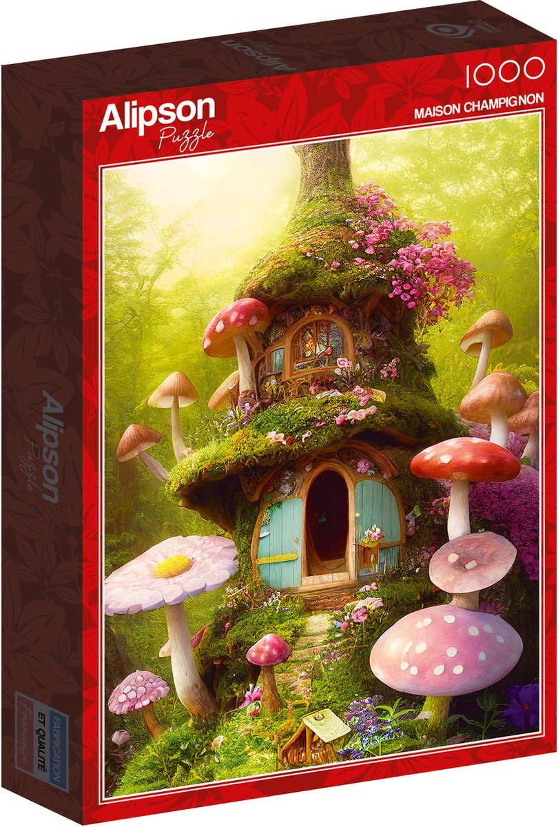 Maison Champignon Puzzel 1000 Stukjes