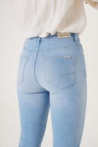 GARCIA Celia Dames Straight Fit Jeans Blauw - Maat W30 X L28