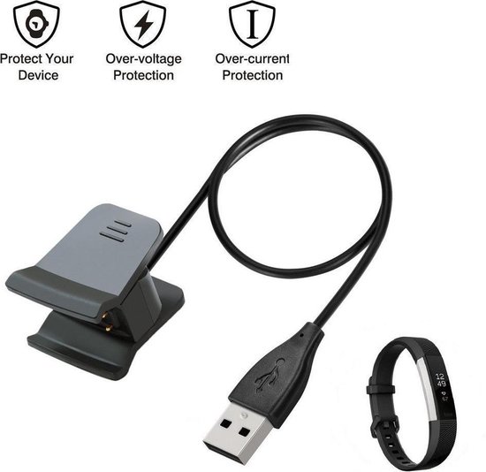 DrPhone Fitbit Charge HR USB Oplaadkabel - Externe Lader - Laadkabel USB  Lader - 21 cm... | bol.com