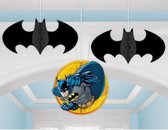 Batman honeycomb decoratie 3 st.