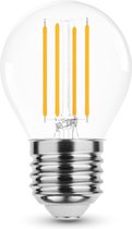 LED E27 Filament lamp - G45 - 5W - 10-30V - 2700K - Dimbaar