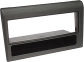 1-DIN Paneel met aflegbakje. Alfa / Lancia Kleur: Zwart