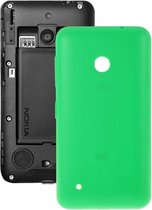 Effen kleur kunststof batterij achtercover voor Nokia Lumia 530 / Rock / M-1018 / RM-1020 (groen)