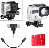 4-in-1 Professional-microfoon Externe kit Upgrade-editie voor GoPro HERO 4 / 3+