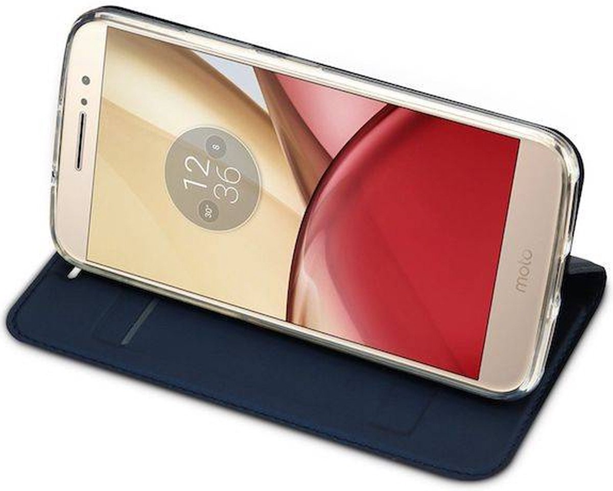 Motorola Moto M hoesje - Dux Ducis Skin Pro Book Case - Blauw