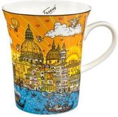 Goebel® - Charles Fazzino | Koffie / Thee Mok "Carnevale Veneziana" | Beker, Porselein, 400ml