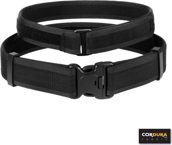 101inc Duty Belt cordura zwart maat Large voor omvang ca 100 cm security- riem | bol.com