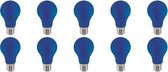 Pack de 10 lampes LED - Specta - Couleur Bleue - Raccord E27 - 3W