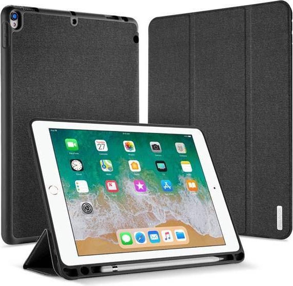 iPad Air 10.5 (2019) hoes - Dux Ducis Domo Book Case - Zwart