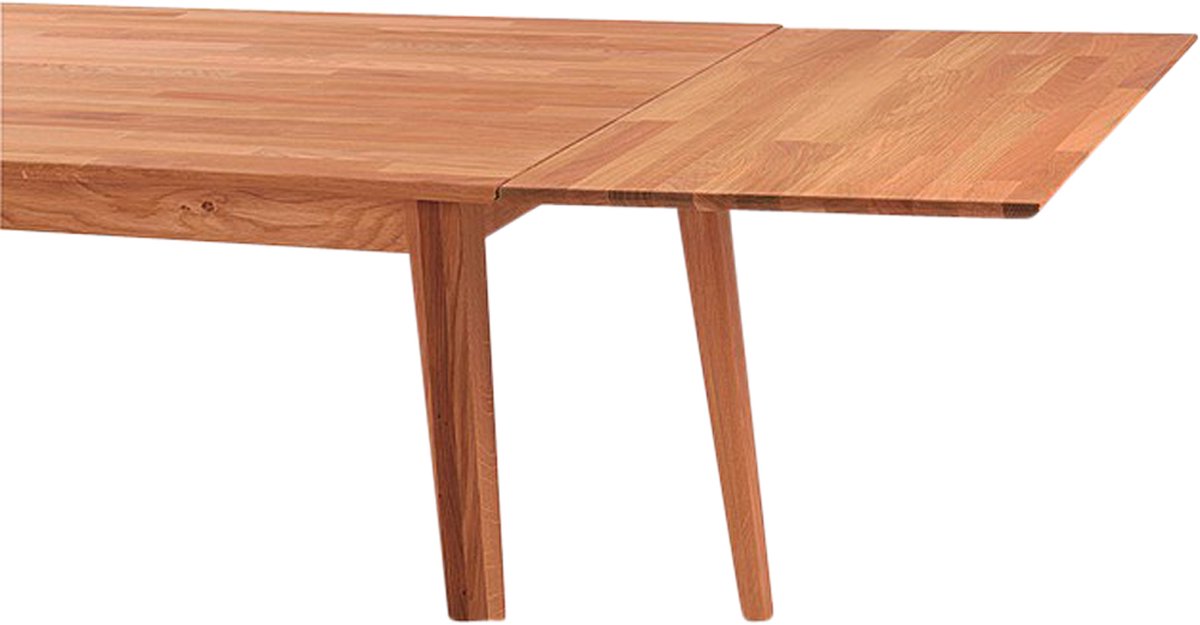 Rowico Home Filippa Verlengstuk voor Rechthoekige Houten Eettafel - Massief Eikenhout - Scandinavisch - Naturel - 50 x 90 cm