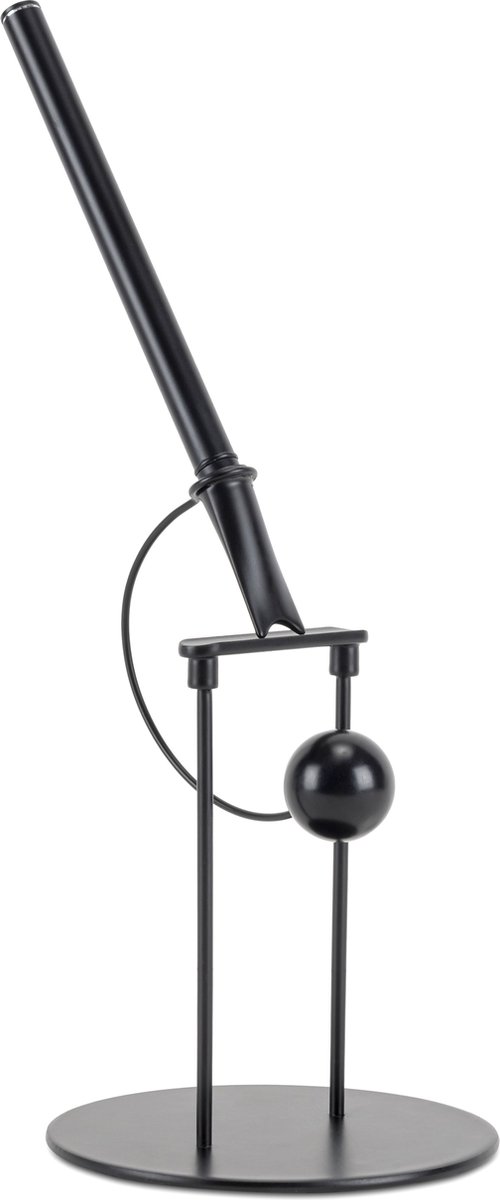 Kikkerland Acrobatisch Balancerende Pen - Uniek bureau accessoire - Pen met zwarte inkt - Uniek cadeau